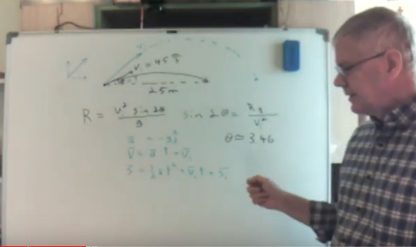 Projectile Motion Video - William Tell Problem